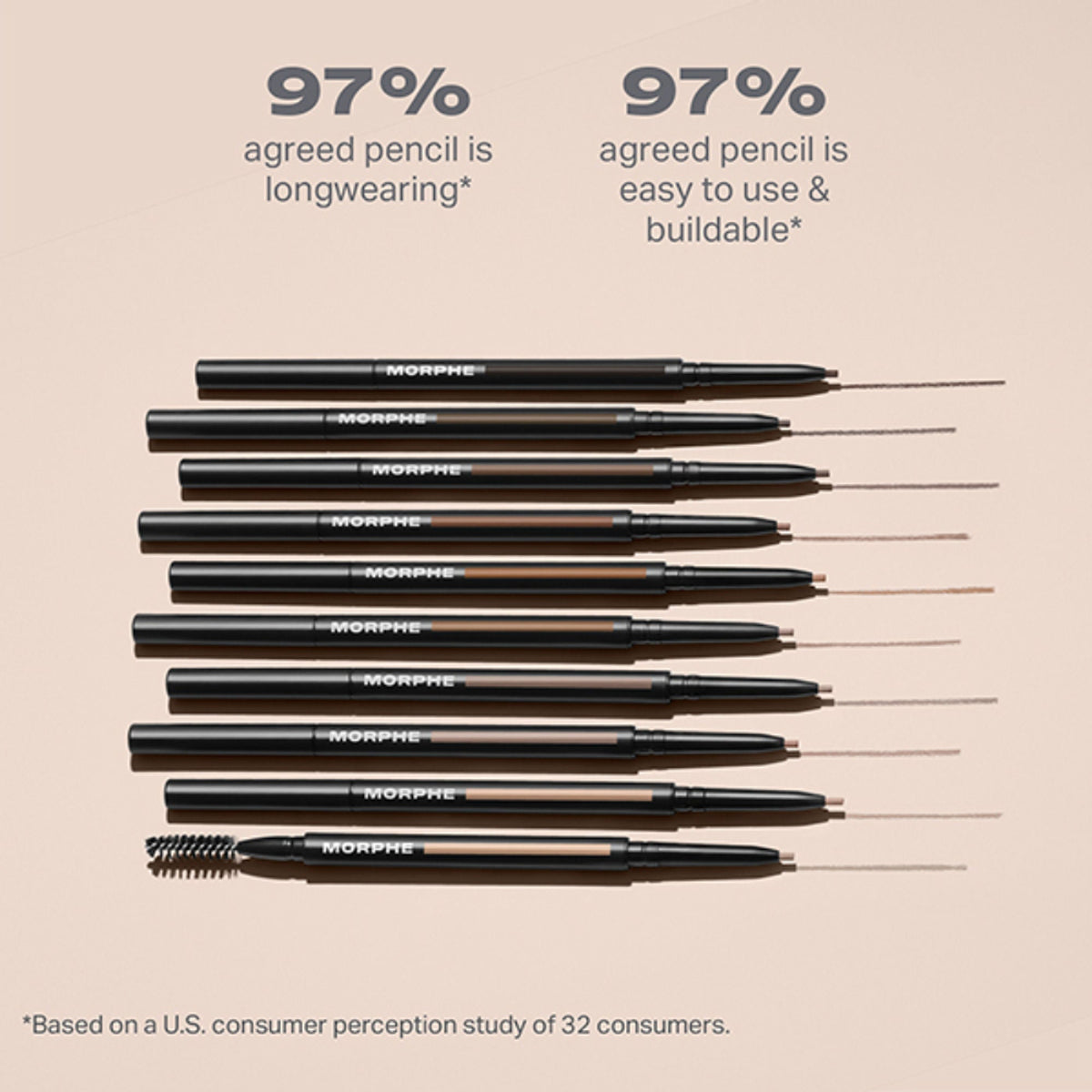 MORPHE Micro Brow Pencil - Macadamia | Grocsy
