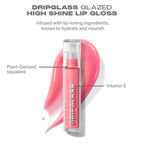 MORPHE Dripglass Glazed High Shine Lip Gloss - Polished Peach | Grocsy