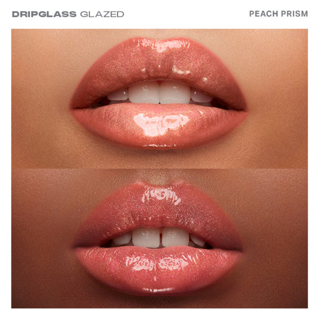 MORPHE Dripglass Glazed High Shine Lip Gloss - Peach Prism | Grocsy