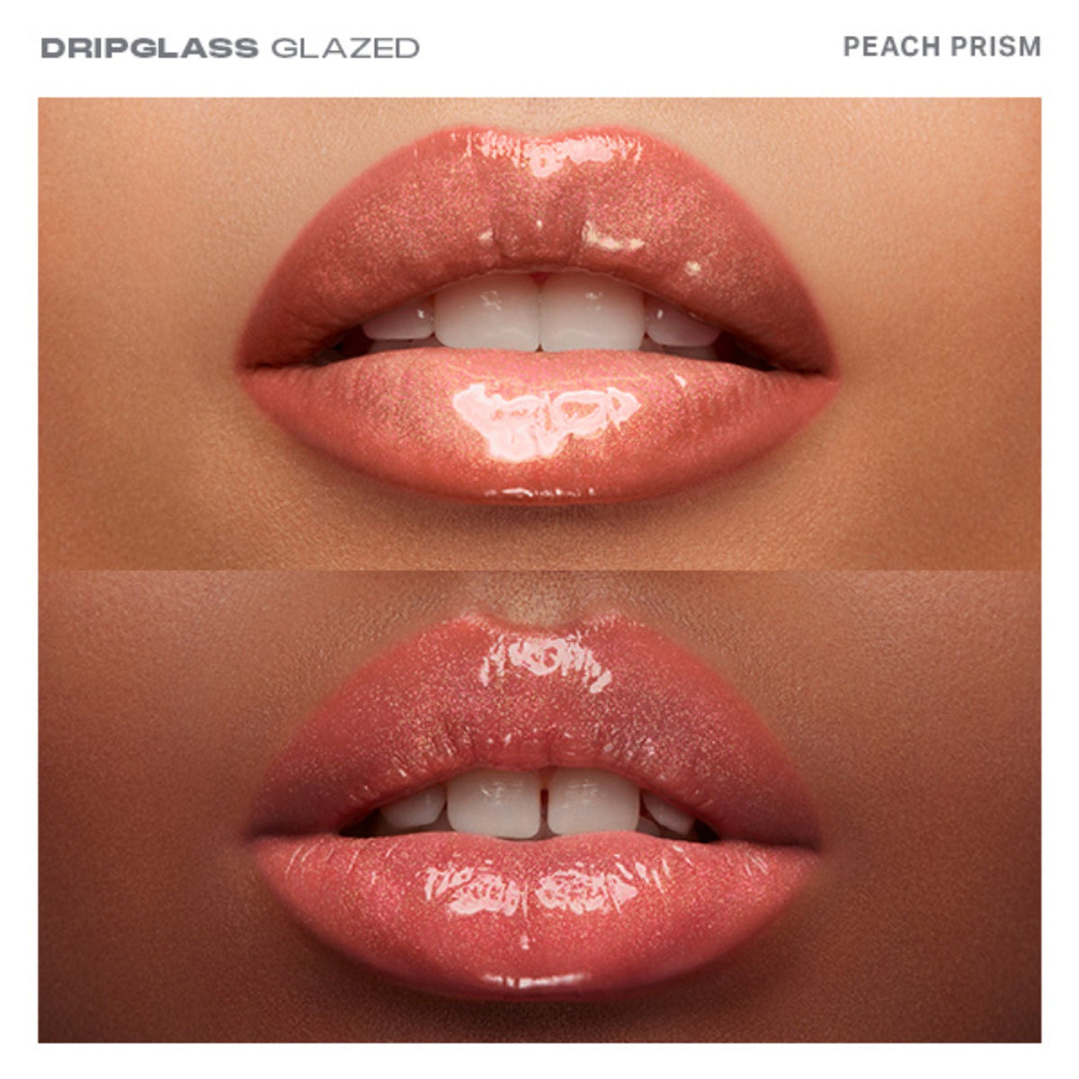 MORPHE Dripglass Glazed High Shine Lip Gloss - Peach Prism | Grocsy
