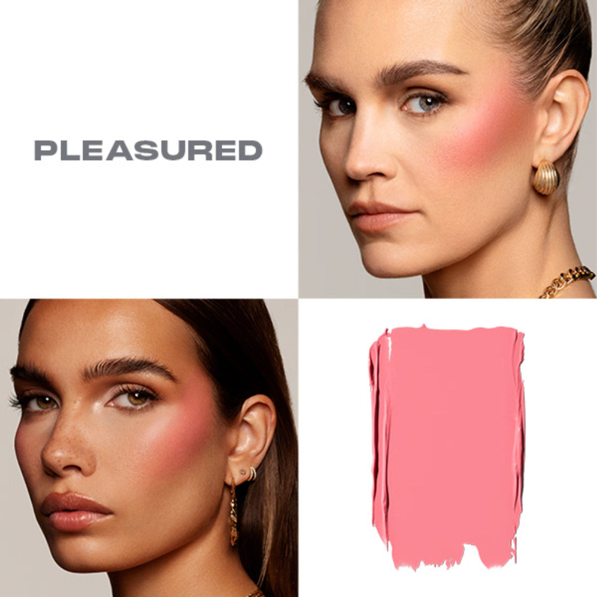 MORPHE Huephoric Rush 3-In-1 Silk Blush - Pleasured | Grocsy