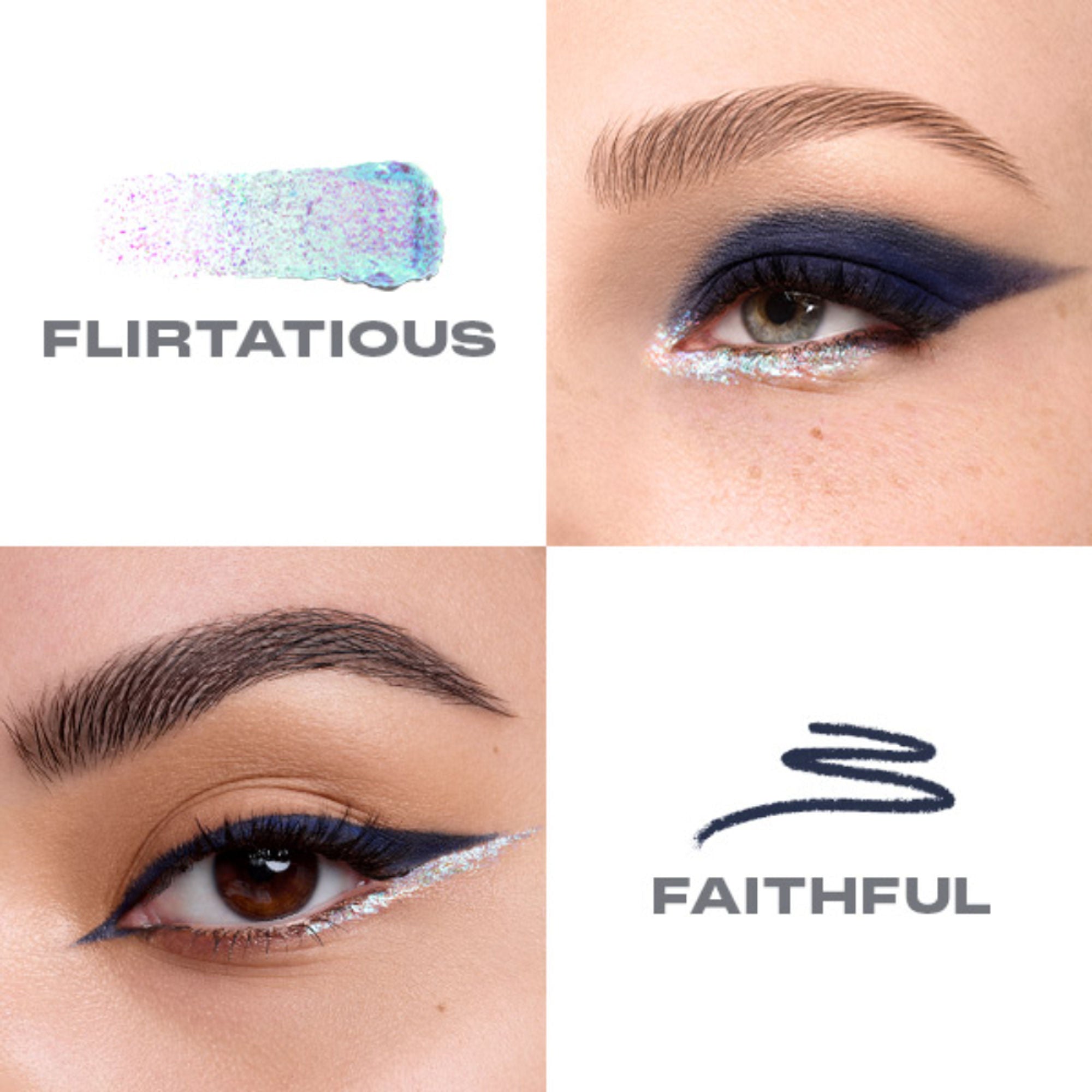 MORPHE Mixed Signals Dual Ended Cream & Liquid Shadow Stick - Flirtatious Faithful | Grocsy