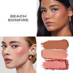 MORPHE Cheek Thrills Multi Finish Face Trio - Beach Bonfire | Grocsy