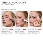 MORPHE Cheek Thrills Multi Finish Face Trio - Beach Bonfire | Grocsy