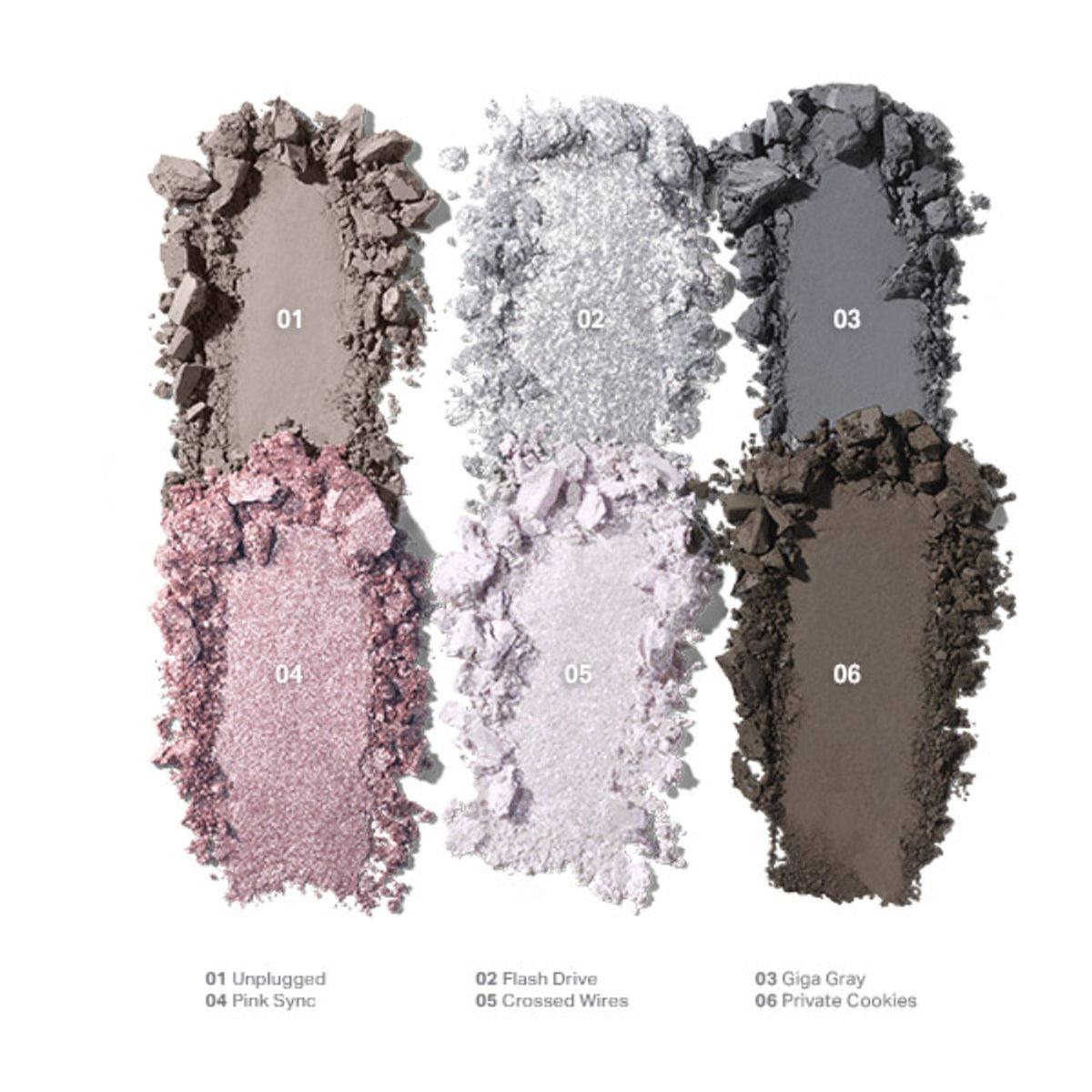 MORPHE Chromaplus 6-Pan Eyeshadow Palette - Cyber Chrome | Grocsy