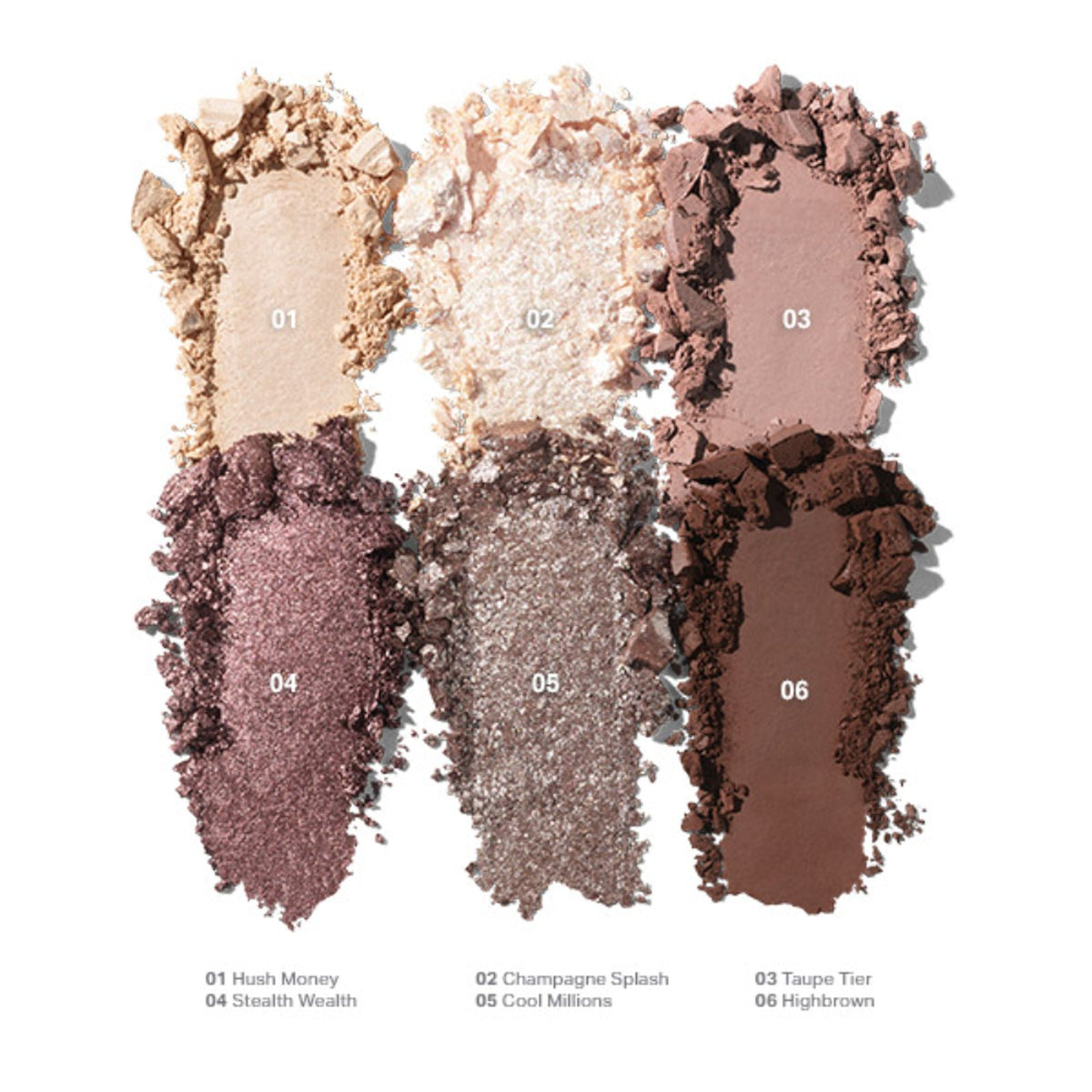 MORPHE Chromaplus 6-Pan Eyeshadow Palette - Rich Glitch | Grocsy
