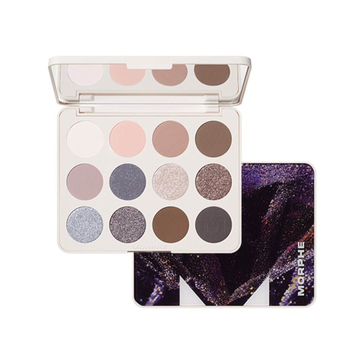 MORPHE Chromaplus 12-Pan Eyeshadow Palette - Moon Stone | Grocsy