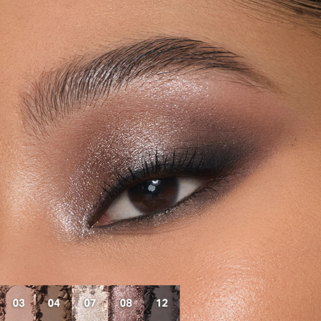MORPHE Chromaplus 12-Pan Eyeshadow Palette - Moon Stone | Grocsy