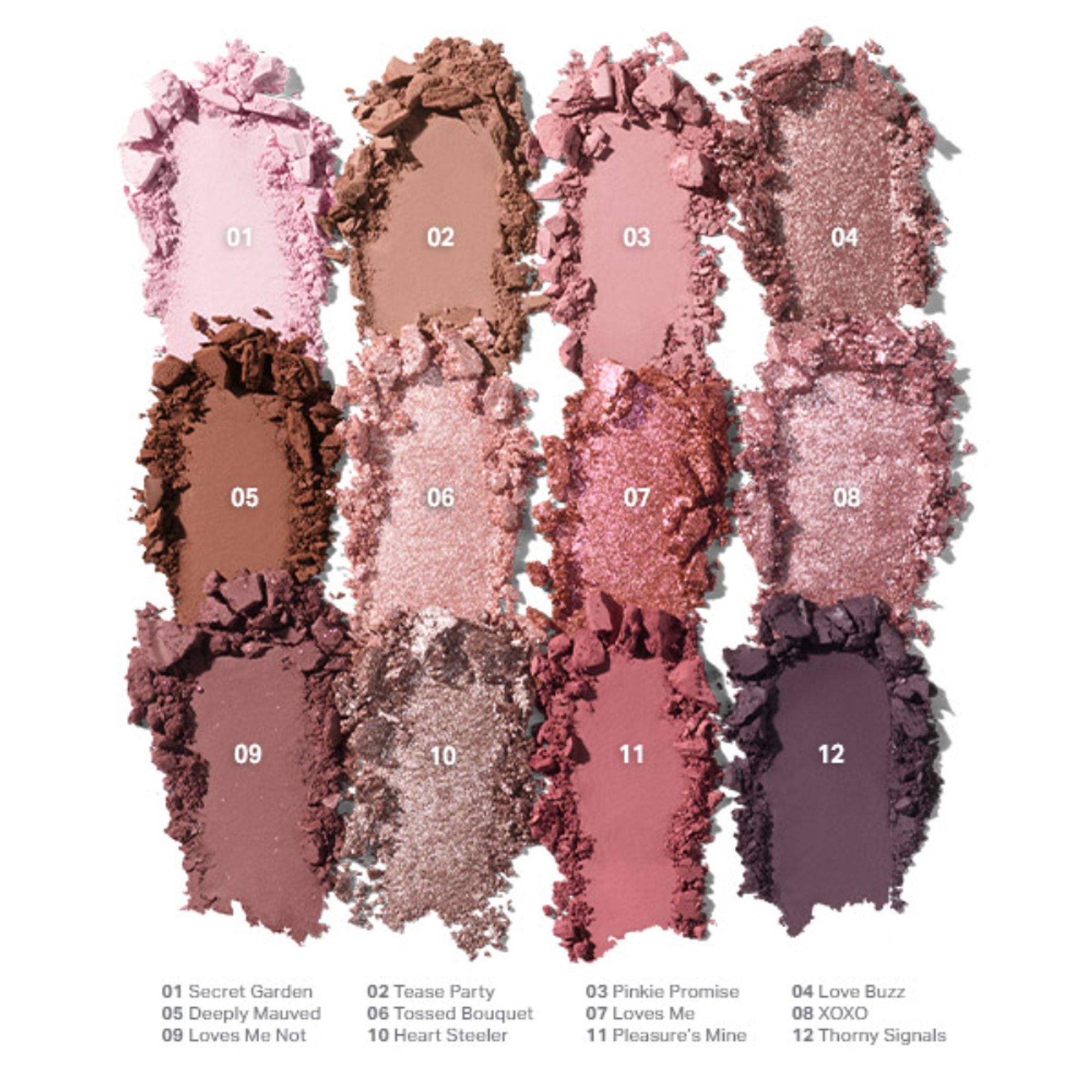 MORPHE Chromaplus 12-Pan Eyeshadow Palette - Rose Frequency | Grocsy