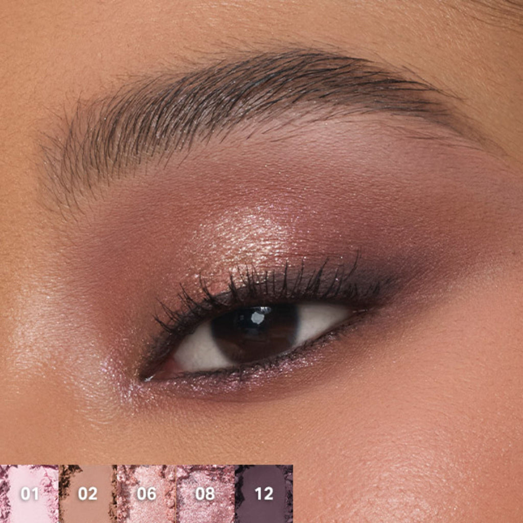 MORPHE Chromaplus 12-Pan Eyeshadow Palette - Rose Frequency | Grocsy