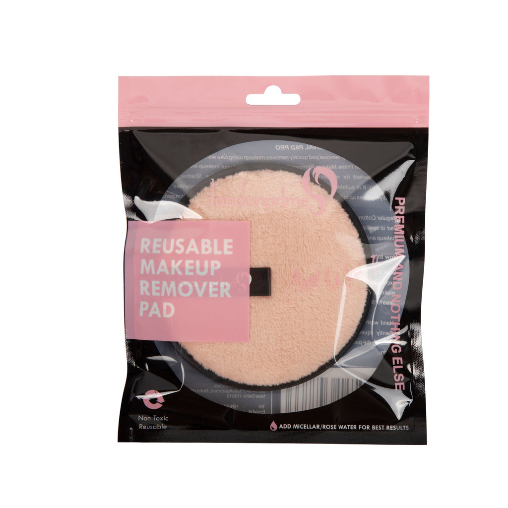 London Prime Reusable Makeup Remover Pad Pro- Caramel Brown ( Formerly London Pride Cosmetics ) | Grocsy