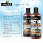 Luxura Sciences MCT Oil Organic for Weight and Energy Management | Grocsy