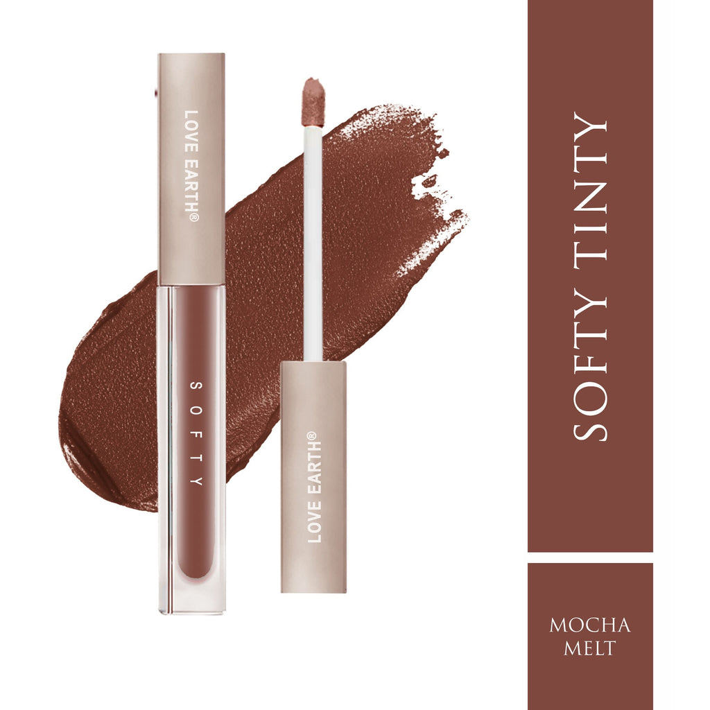 Love Earth Softy Tinty Lipstick - Mocha Melt | Grocsy