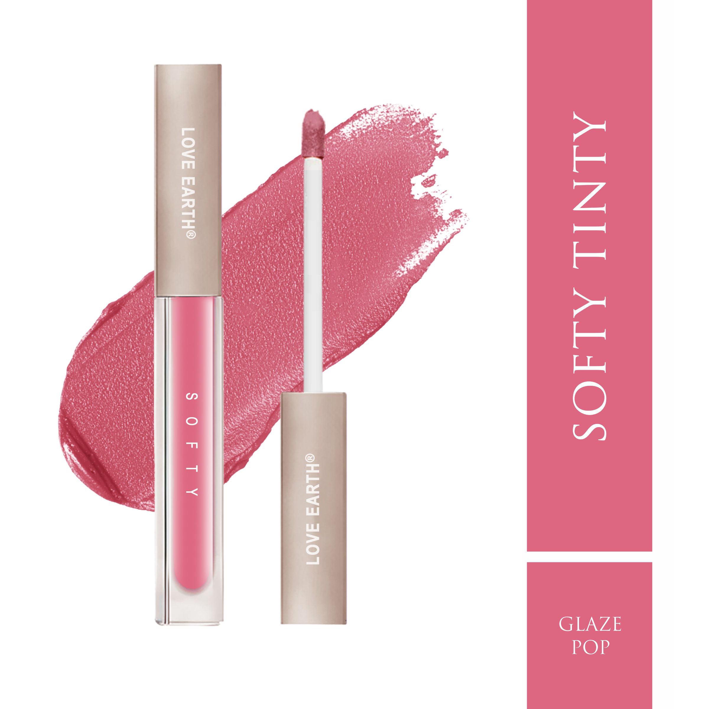 Love Earth Softy Tinty Lipstick - Glaze Pop | Grocsy
