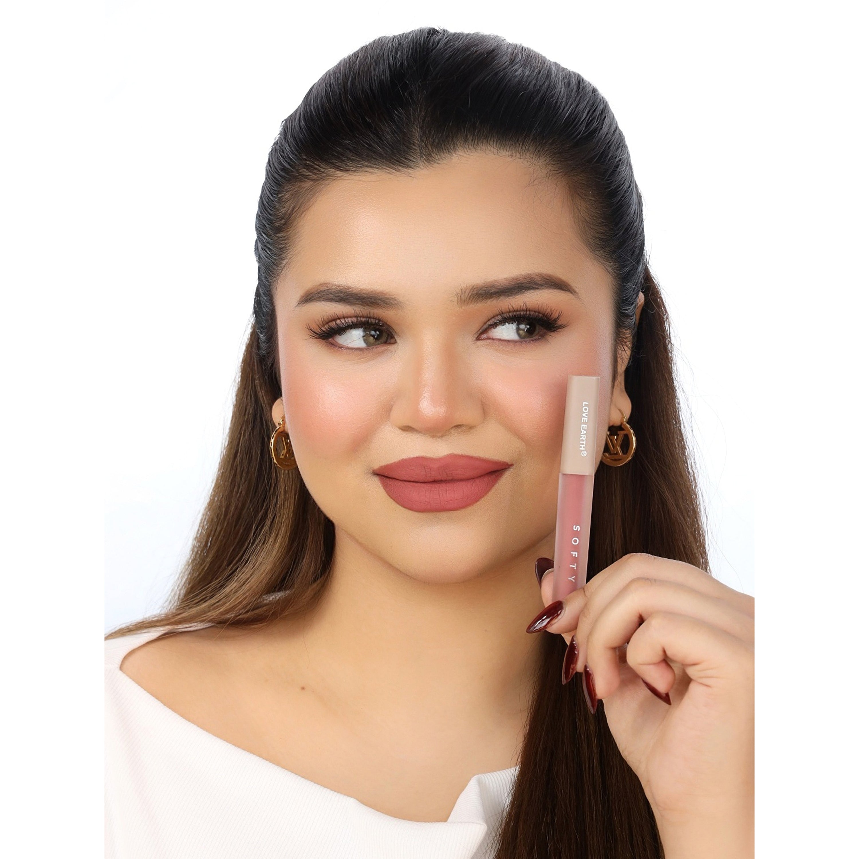 Love Earth Softy Tinty Lipstick - Almond Cream | Grocsy