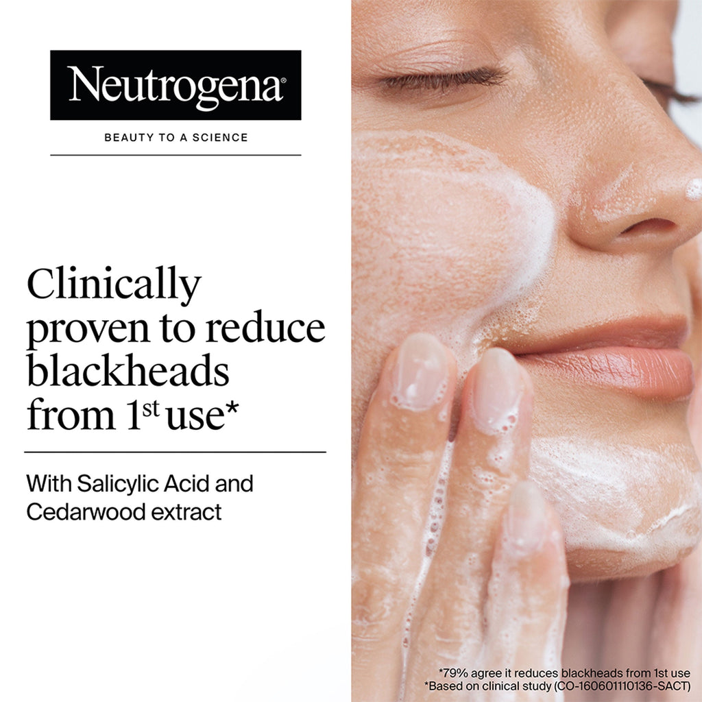 Neutrogena Deep Clean Blackhead Eliminating Face Scrub & Exfoliator with Salicylic Acid | Grocsy