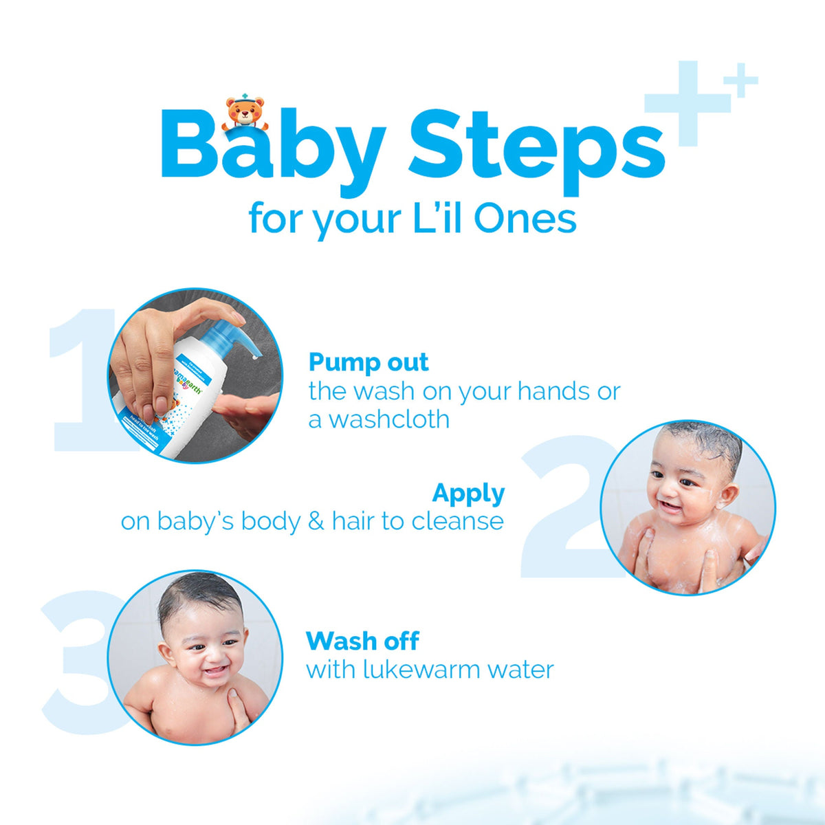 Mamaearth Baby Dermasoft Head To Toe Wash | Grocsy