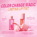 PINKFLASH Color Change Magic Lasting Lip Tint - Hot Pk01 Juicy Peach | Grocsy