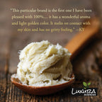Luxura Sciences African Raw Shea Butter Unrefined Organic Ivory for Skin and Body | Grocsy