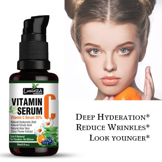 Luxura Sciences Vitamin C Serum for Skin Glow | Grocsy