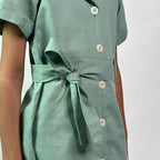 ArthLife Seafoam Green Watermelon Shirt Dress | Grocsy