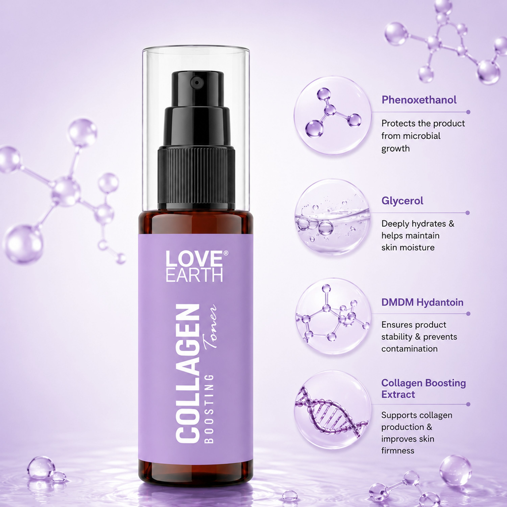 Love Earth Collagen Boosting Toner | Grocsy