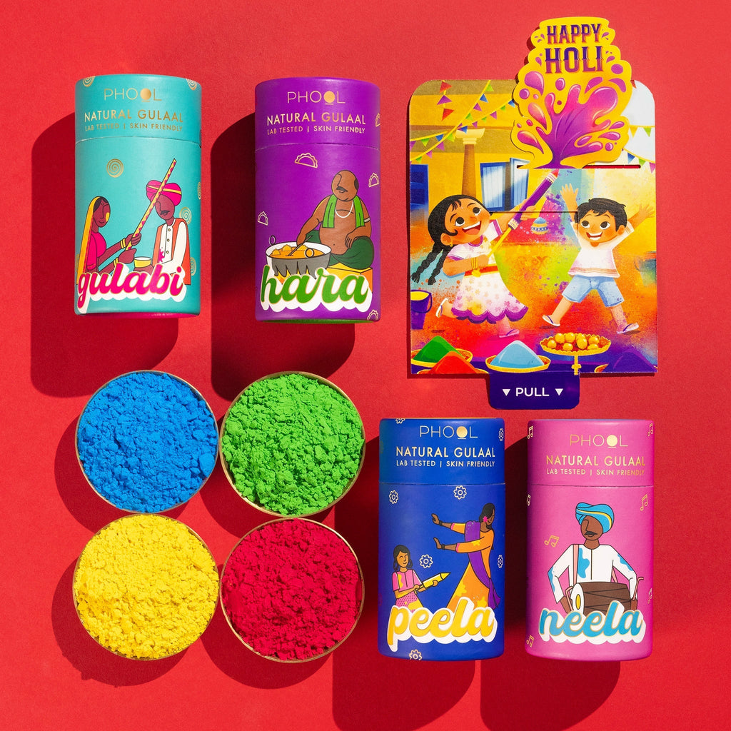 Phool Holi Celebrations Gift Box | Grocsy