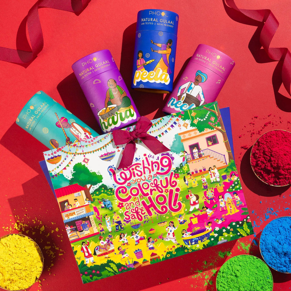 Phool Holi Celebrations Gift Box | Grocsy