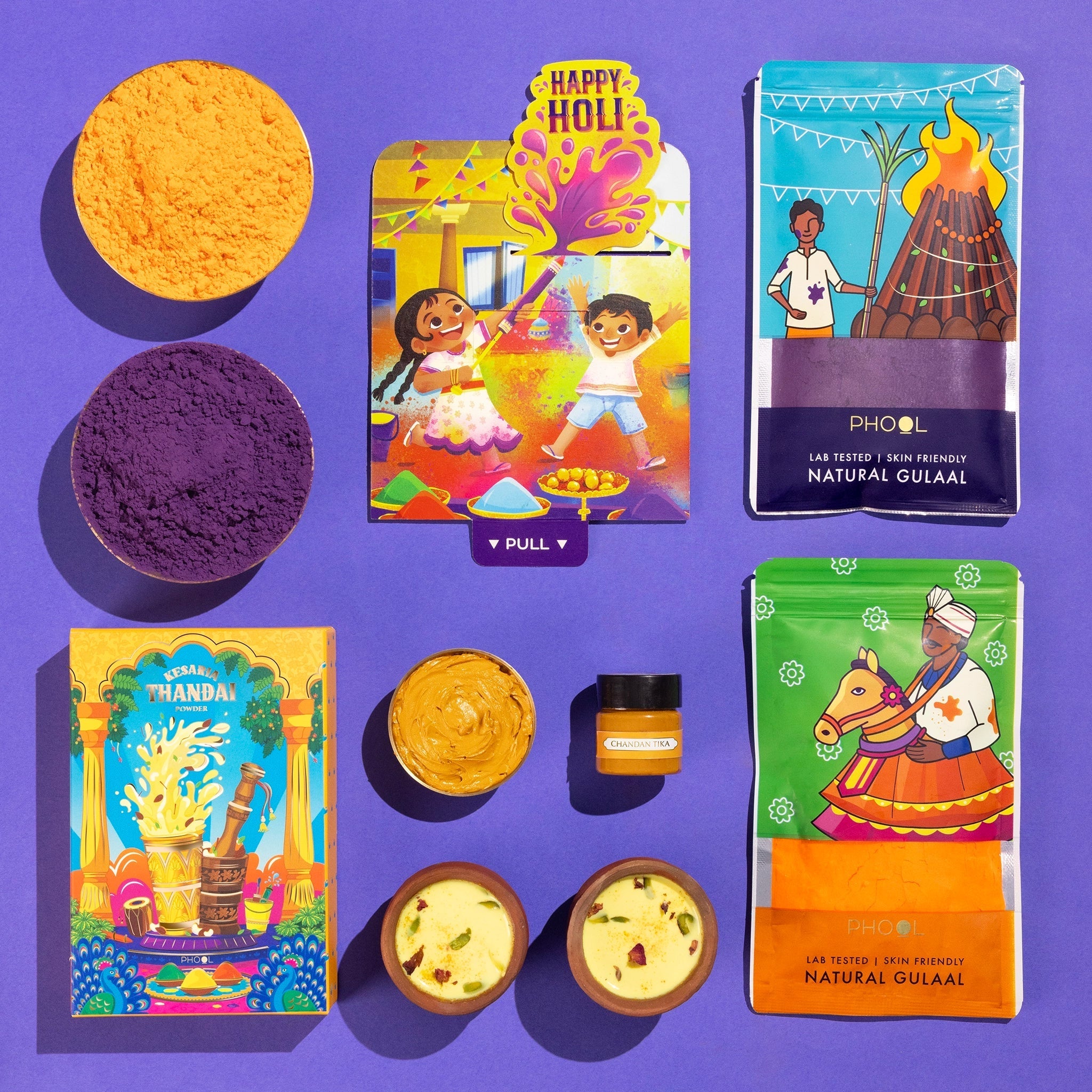 Phool Holi Mohalla Pop-Up Gulaal Box | Grocsy