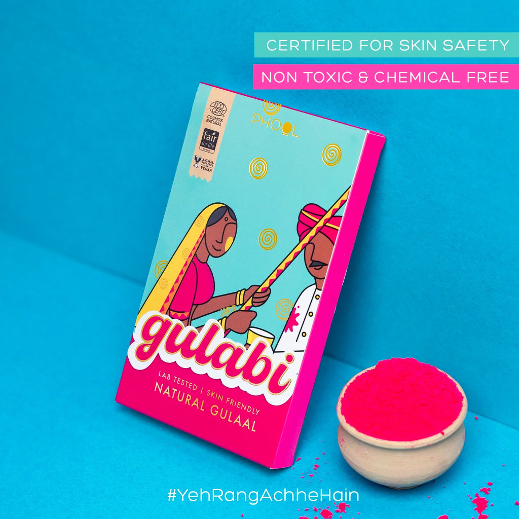 Phool Pink Natural Gulaal | Grocsy