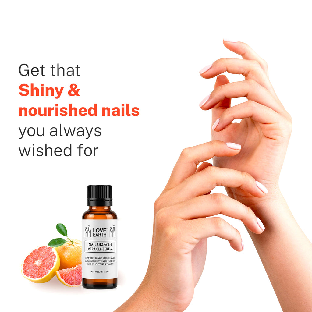 Love Earth Nail Growth Miracle Serum | Grocsy