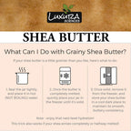 Luxura Sciences African Raw Shea Butter Unrefined Organic Ivory for Skin and Body | Grocsy