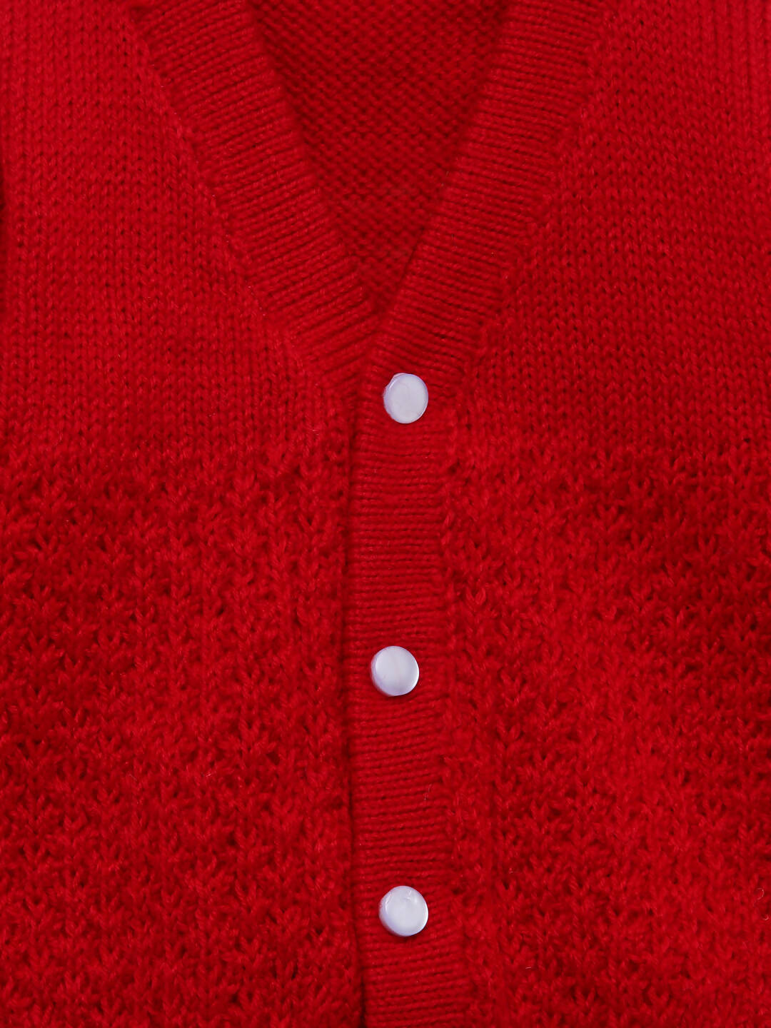Chutput Kids Cute Red Coloured Solid Pullover Sweater | Grocsy