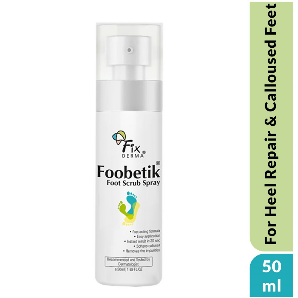 Fixderma Foobetik Foot Scrub Spray | Grocsy