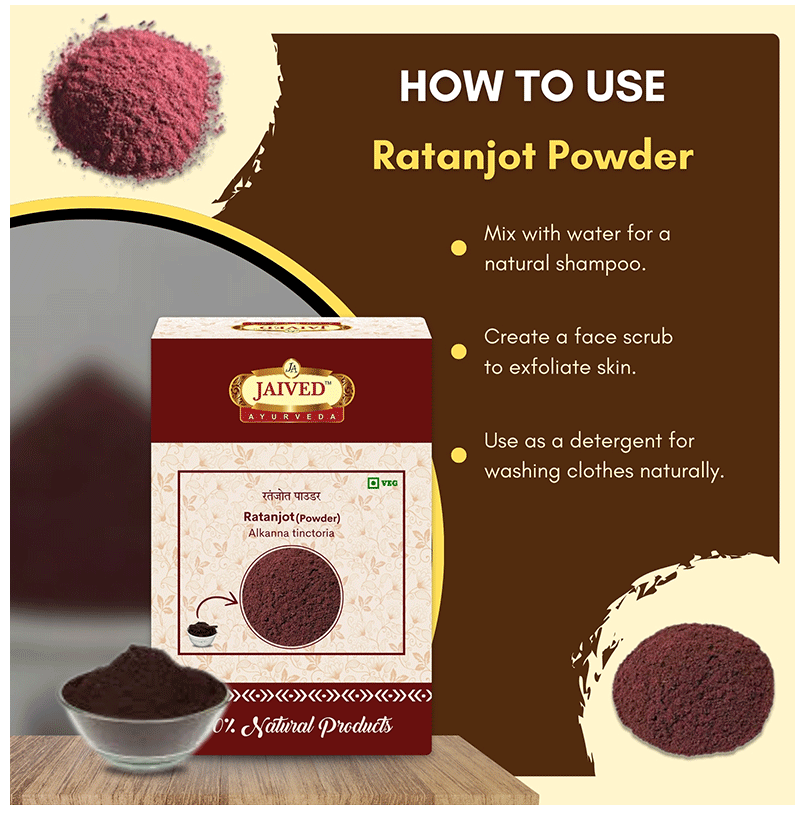 Jaived Ayurveda Ratanjot Powder | Grocsy