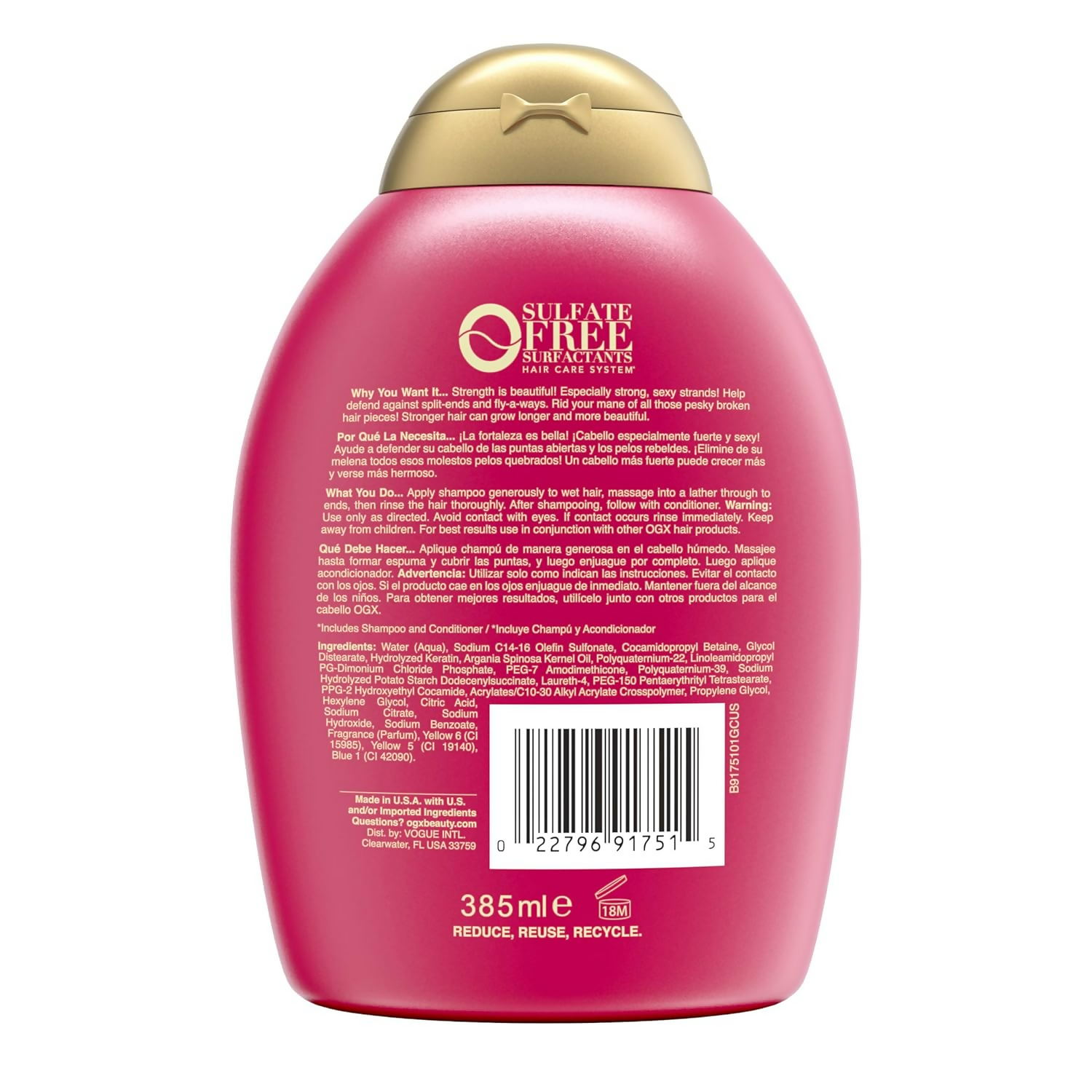 OGX Organix Anti-Breakage Keratin Oil Shampoo | Grocsy