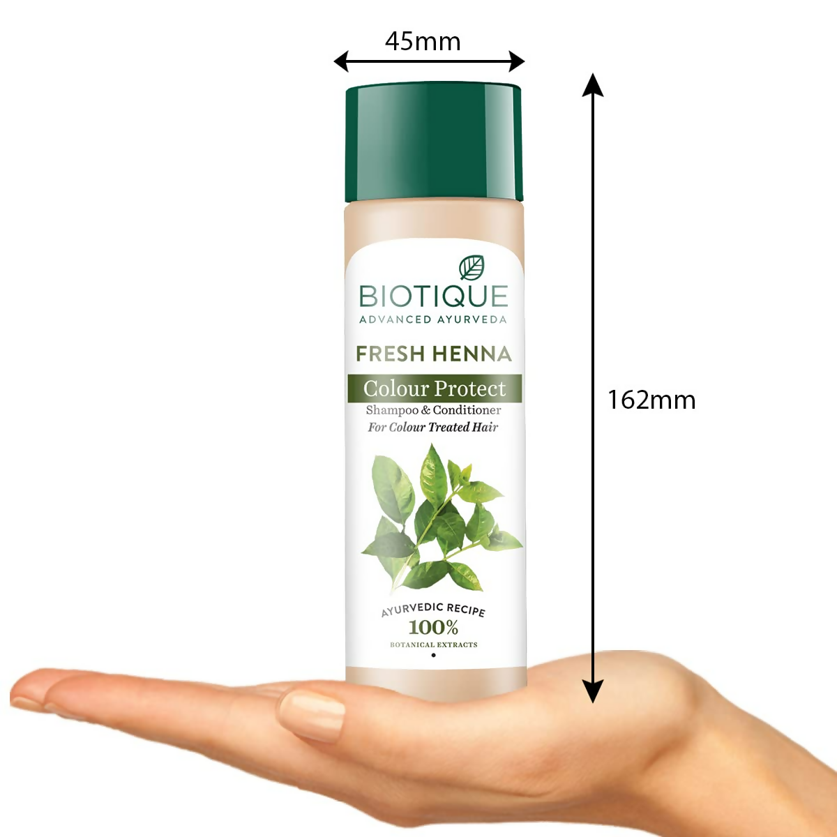 Biotique Fresh Henna Color Protect Shampoo & Conditioner For Color Treated Hair | Grocsy