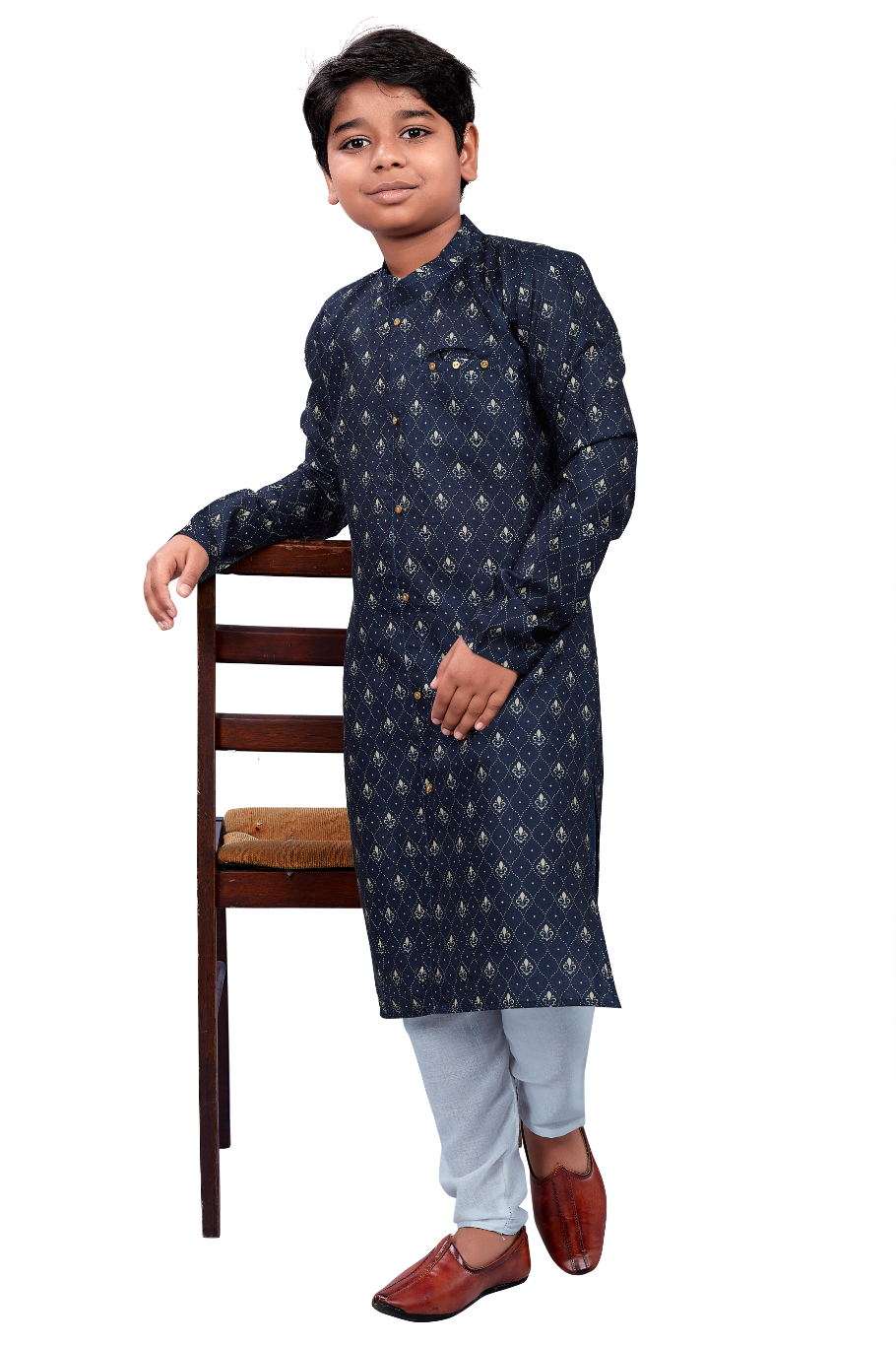 DEIANA'S Casual Designer Kurta Pyjama Set For Boys And kids (Multicolor) | Grocsy