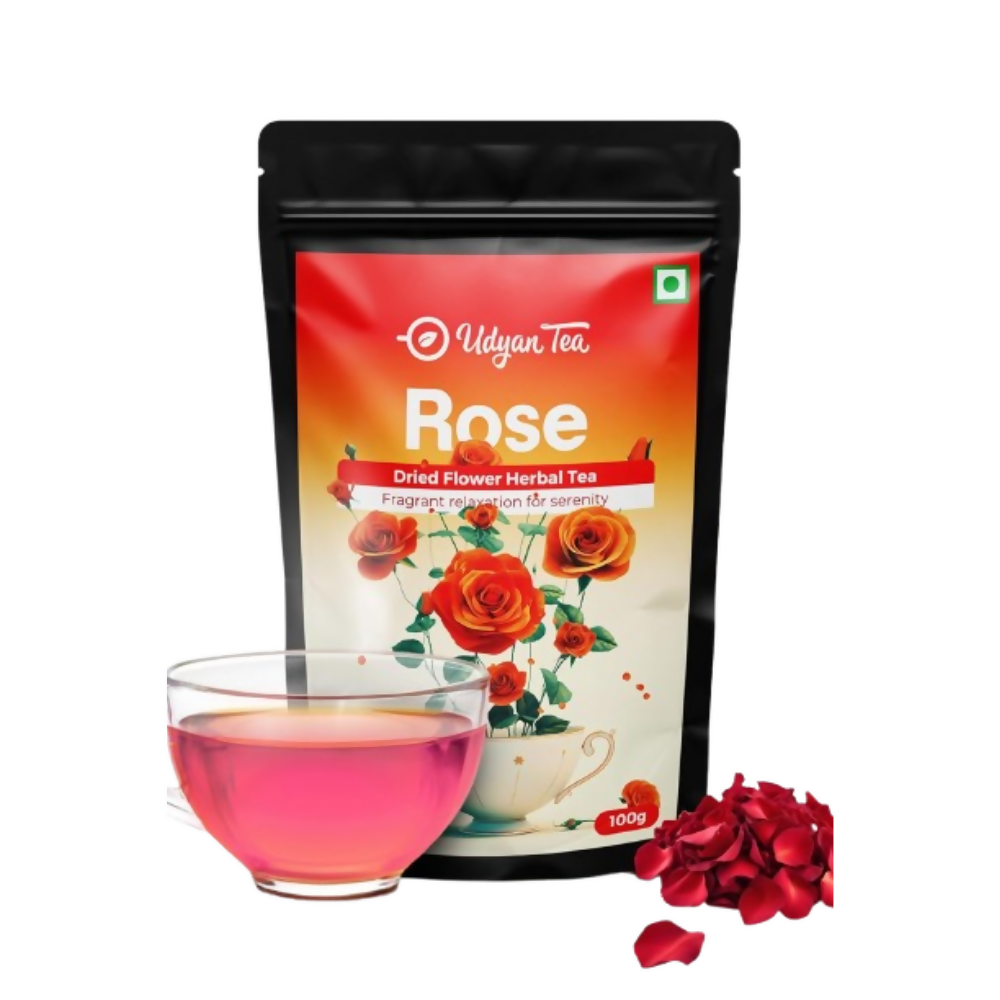 Udyan Tea Rose Pure Herbal Tea | Grocsy