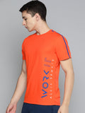 Alcis Men Typography Printed Dry Tech Slim Fit T-shirt | Grocsy