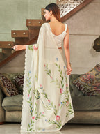 Tikhi Imli Embellished Floral Saree | Grocsy