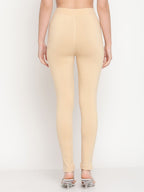 TAG 7 Women Pack of 2 Pink & Beige Solid Kurti Pants | Grocsy