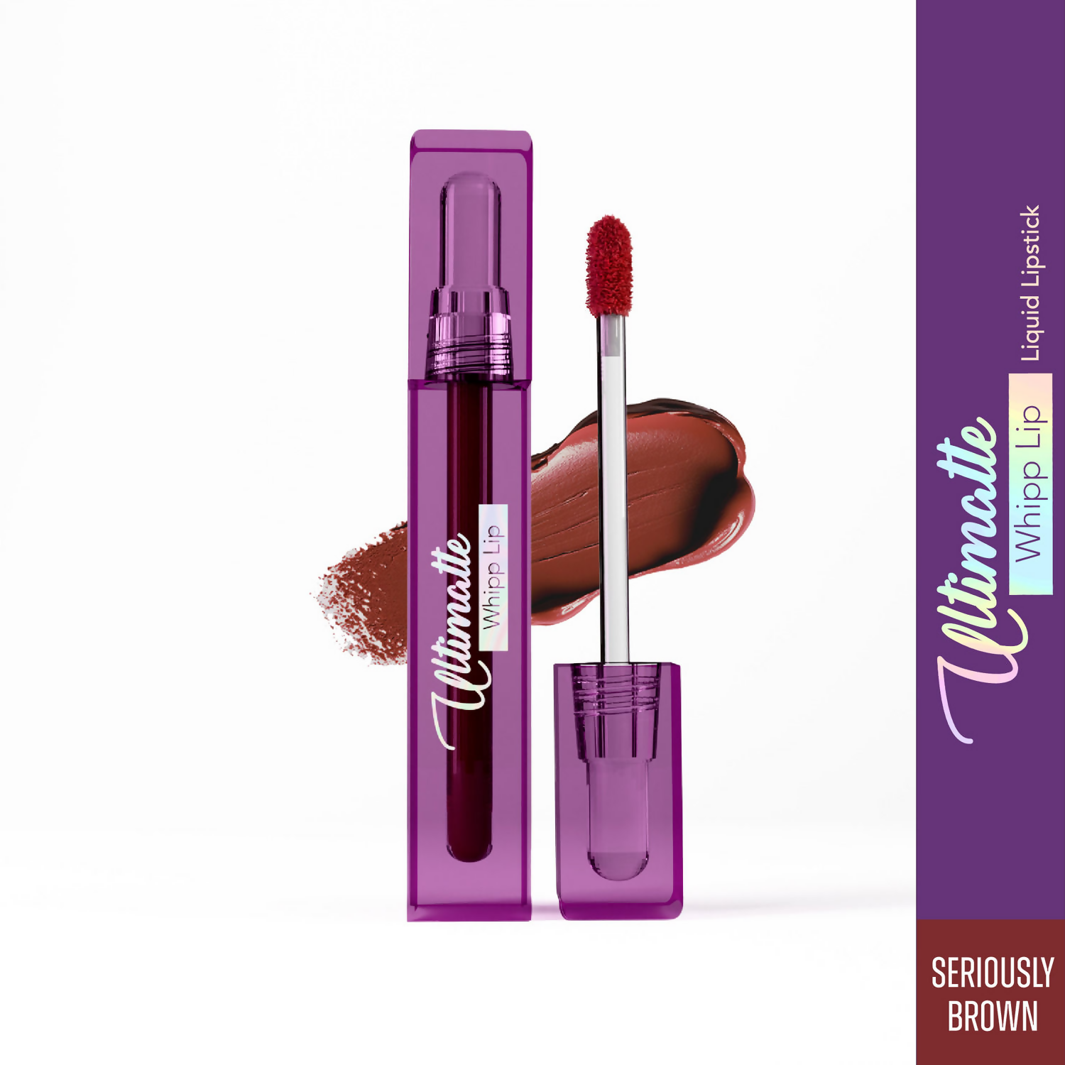 Blue Heaven Ultimatte Whipp Lip Liquid Lipstick - Seriously Brown | Grocsy