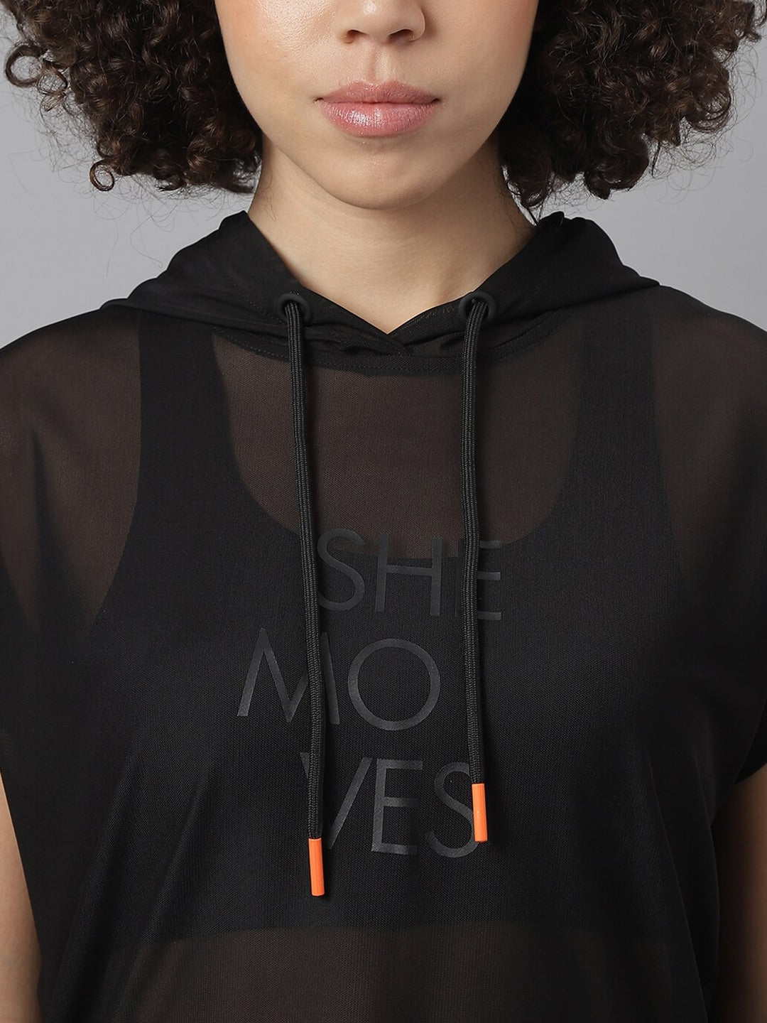 MKH Typography Printed Dri-FIT Hooded Relaxed Fit T-shirt | Grocsy