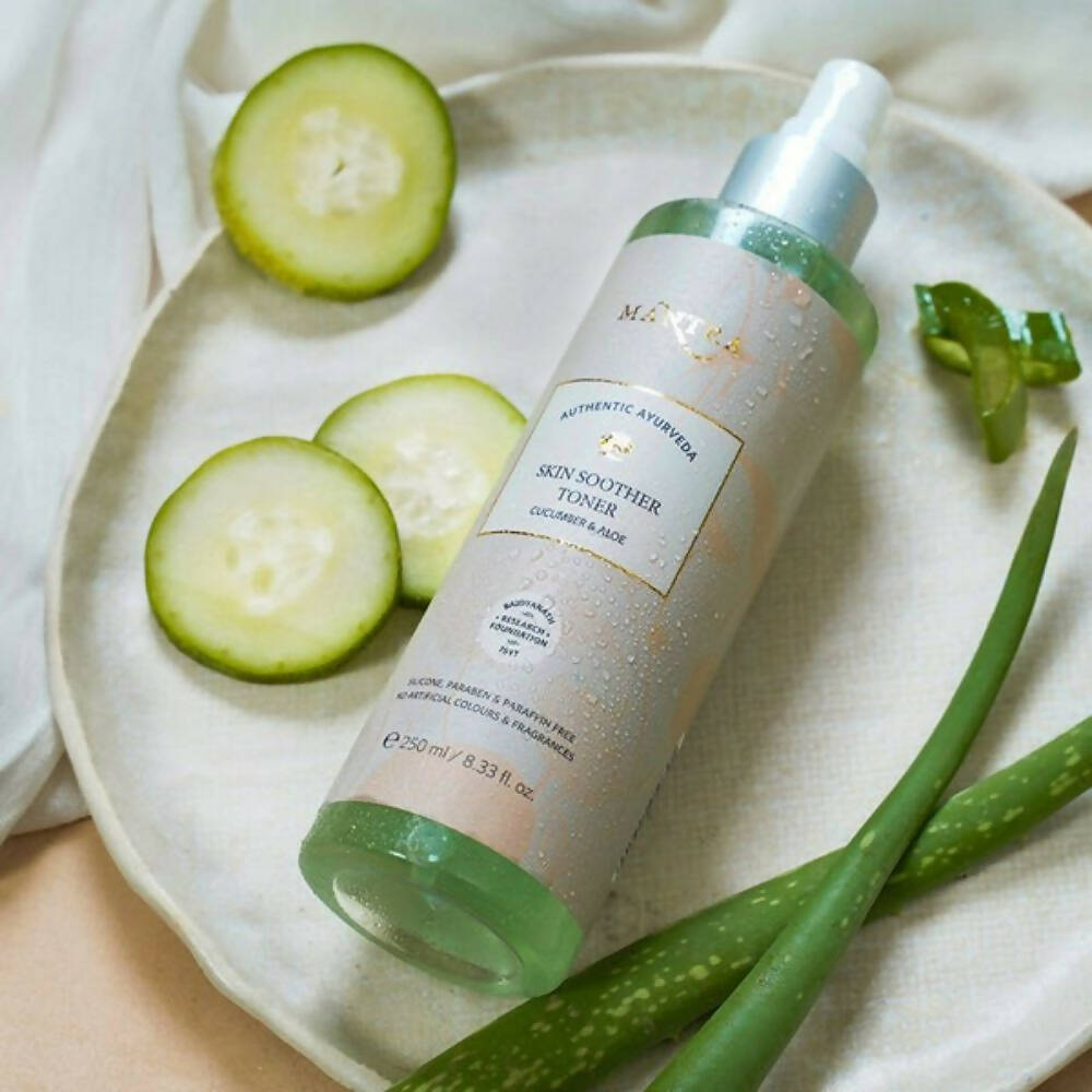 Mantra Herbal Skin Soother Toner Cucumber & Aloe | Grocsy