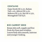 Biotique Advanced Ayurveda Bio Carrot Seed Anti-Aging After-Bath Body Oil | Grocsy