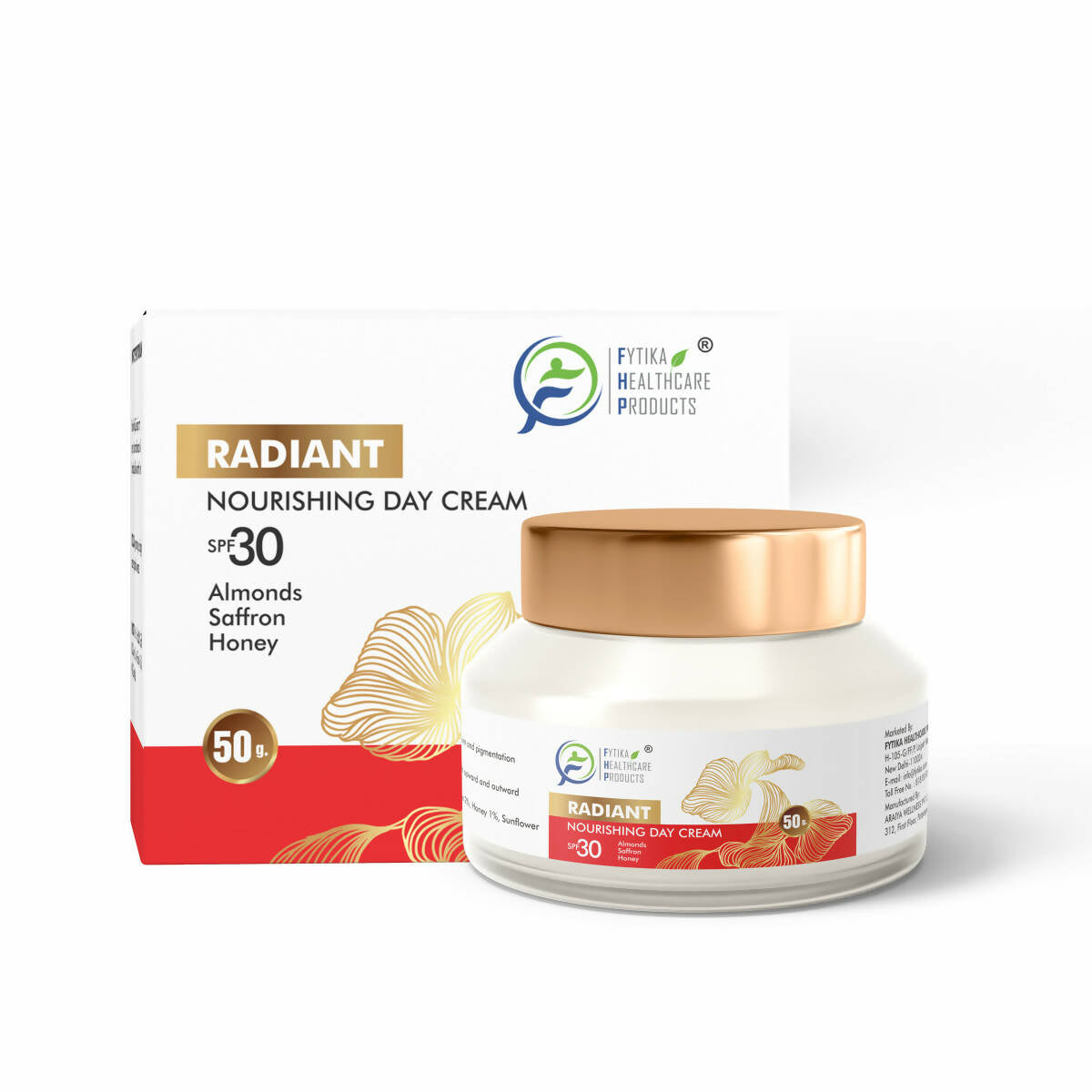 Fytika Radiant Nourishing Day Cream with Saffron, Almonds and Honey with SPF30 | Grocsy