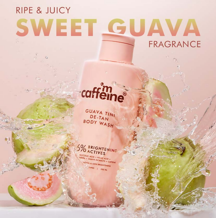 mCaffeine Guava Tini De-Tan Body Wash | Grocsy