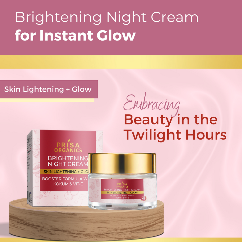 Prisa Organics Brightening Night Cream | Grocsy