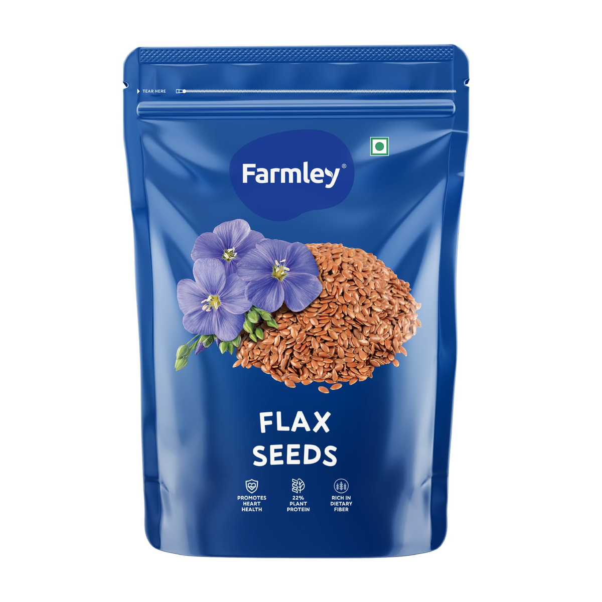 Farmley Premium Flax Seeds (Alsi) | Grocsy